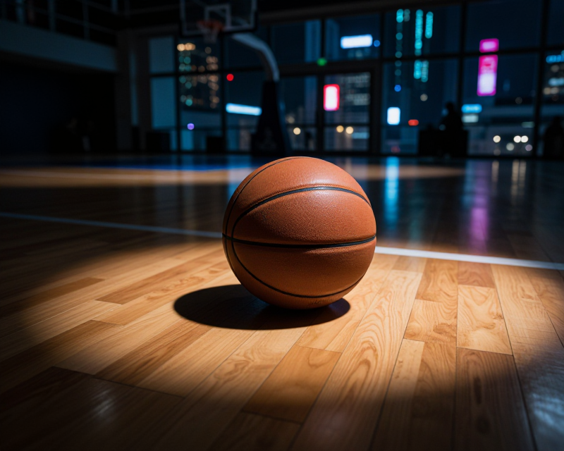 Cinematic Basketball Arena in Seoul