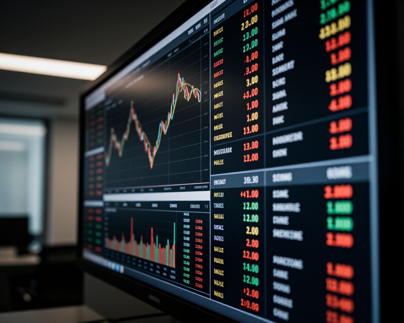KOSDAQ Market Decline Concept