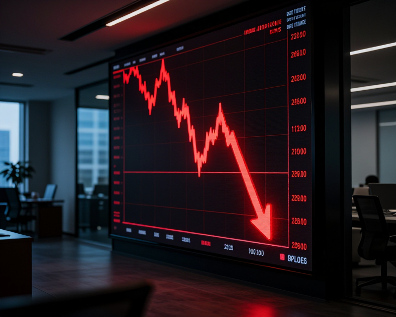 Financial Decline Symbolism