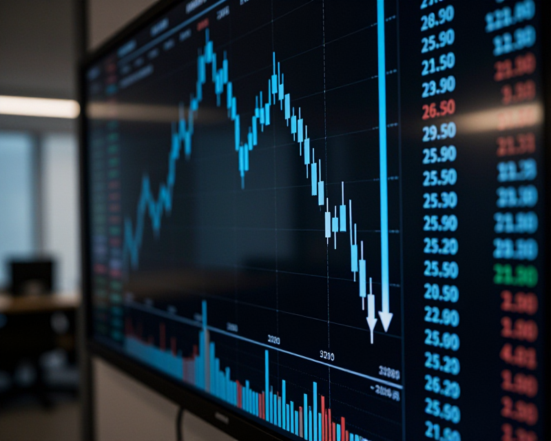 Stock Market Decline Concept