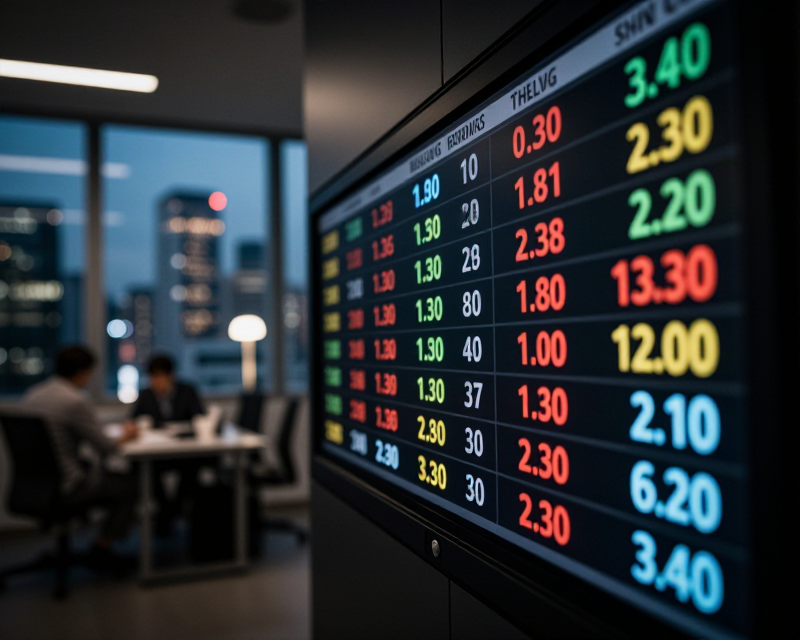 Symbolic Currency Fluctuations