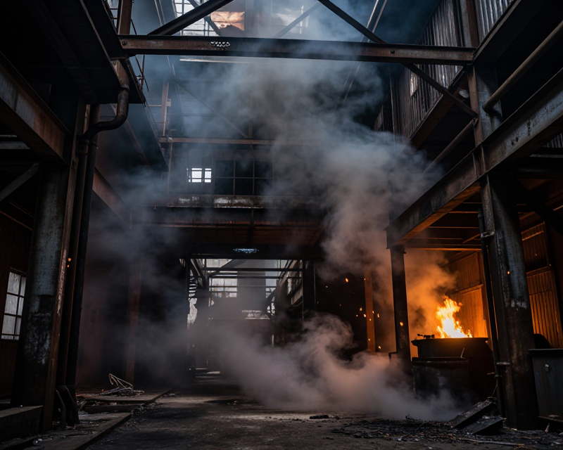 Industrial Fire Aftermath