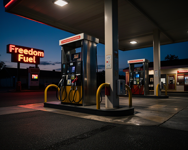 Freedom Fuel Gas Station Atmosphere
