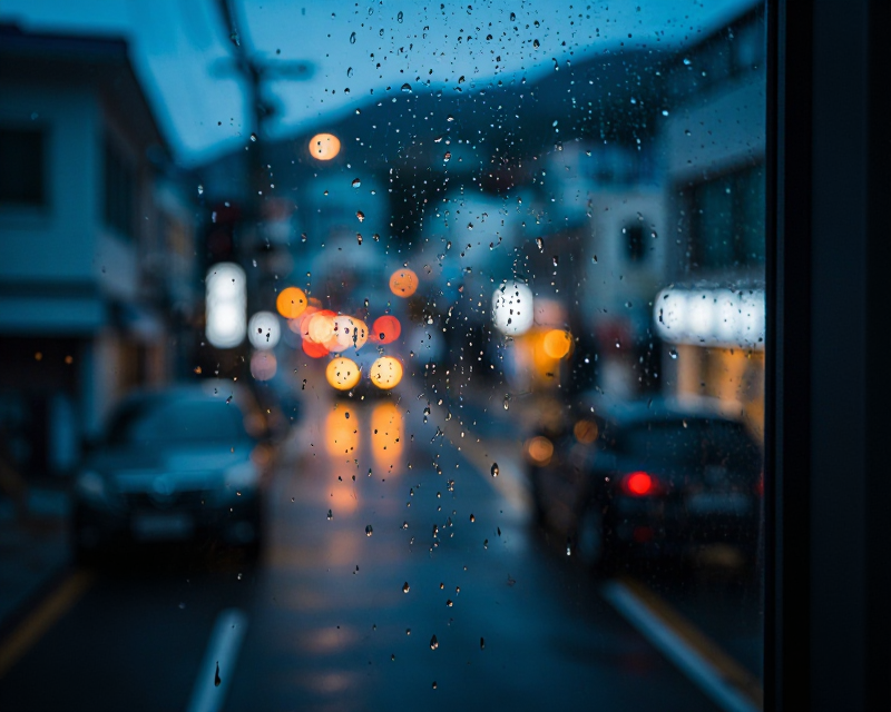 Rainy Cityscape
