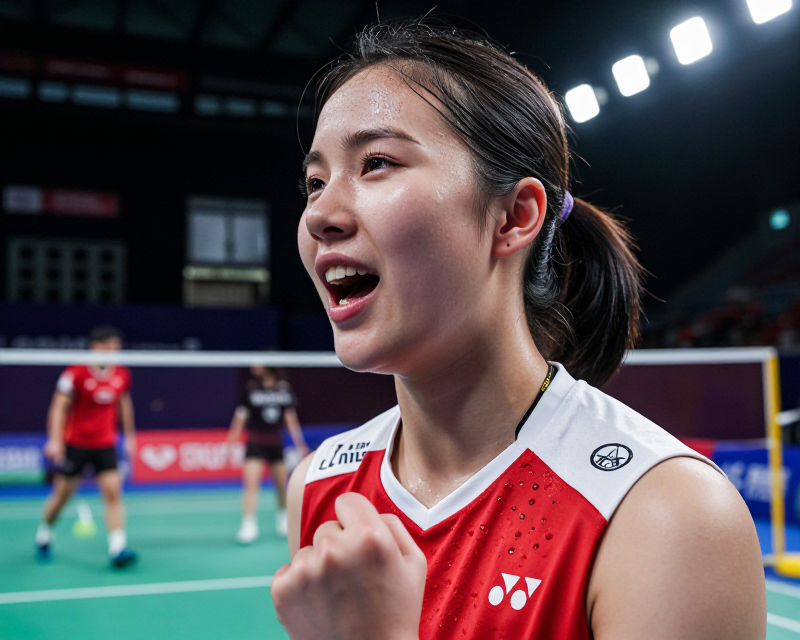 Badminton Victory Scene