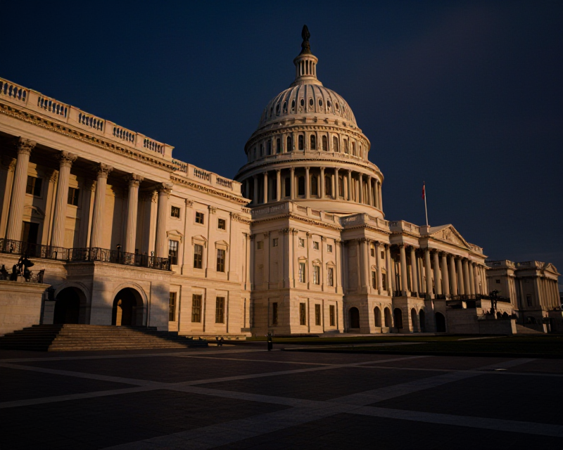 US Capitol Political Tension